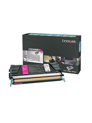 Lexmark C5240MH Toner-kit magenta high-capacity return program, 5K pages/5% for Lexmark C 524/532/534