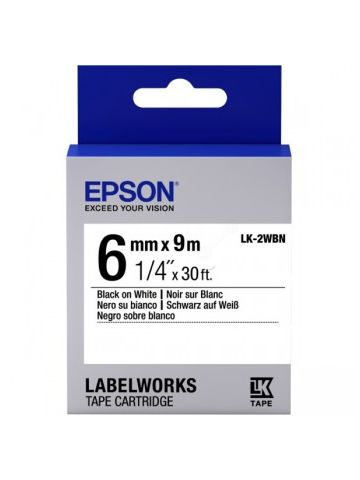 Epson C53S652003 (LK-2WBN) Ribbon, 6mm x 9m