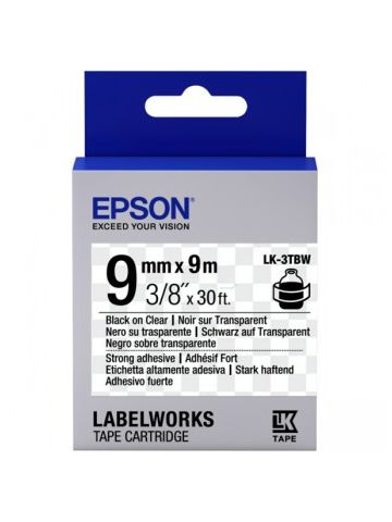 Epson C53S653006 (LK-3TBW) Ribbon, 9mm x 9m