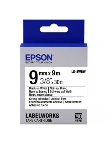 Epson C53S653007 (LK-3WBW) Ribbon, 9mm x 9m