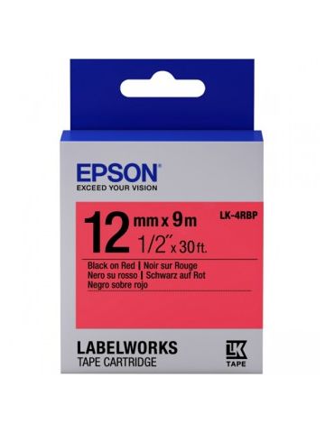 Epson C53S654007 (LK-4RBP) DirectLabel-etikettes, 12mm x 9m