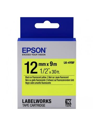 Epson C53S654010 (LK-4YBF) DirectLabel-etikettes, 12mm x 9m