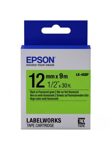 Epson C53S654018 (LK-4GBF) DirectLabel-etikettes, 12mm x 9m