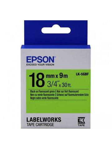 Epson C53S655005 (LK-5GBF) DirectLabel-etikettes, 18mm x 9m