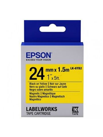 Epson C53S656011 (LK-6YB2) DirectLabel-etikettes, 24mm x 1,5m