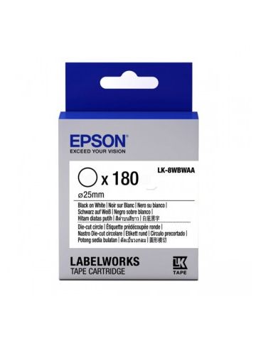 Epson C53S658901 (LK-8WBWAA) DirectLabel-etikettes, 25mm