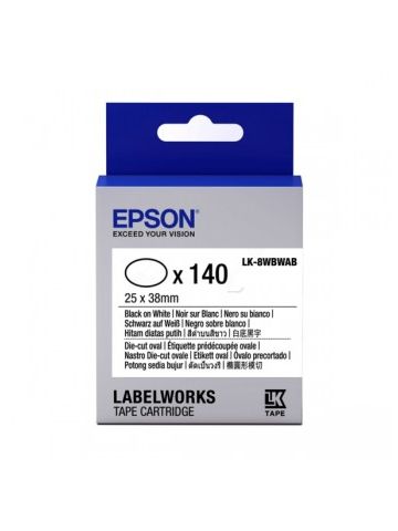 Epson C53S658902 (LK-8WBWAB) DirectLabel-etikettes, 25mm x 38mm