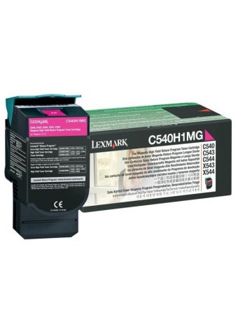 Lexmark C540H1MG Toner magenta return program, 2K pages ISO/IEC 19798 for Lexmark C 540/544/546