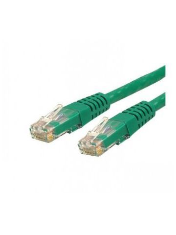 StarTech.com 3 ft Cat 6 Green Molded RJ45 UTP Gigabit Cat6 Patch Cable - 3ft Patch Cord