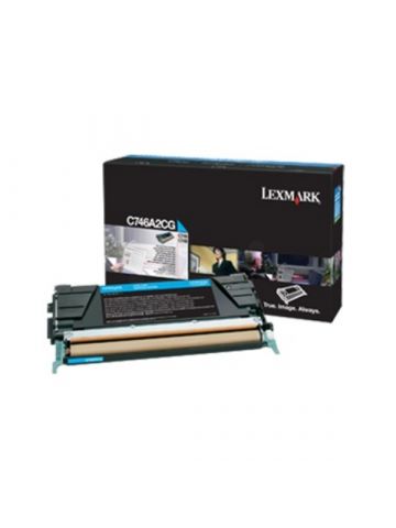 Lexmark C746A3CG Toner cartridge cyan Project, 7K pages for Lexmark C 746/748