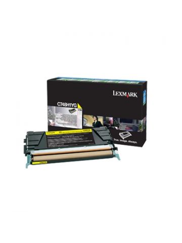 Lexmark C748H1YG Toner cartridge yellow return program, 10K pages ISO/IEC 19798 for Lexmark C 748