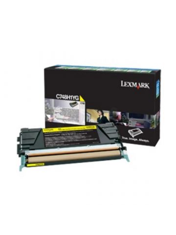 Lexmark C748H3YG Toner cartridge yellow Project, 10K pages ISO/IEC 19798 for Lexmark C 748