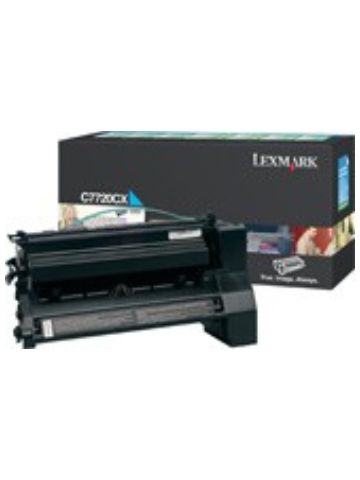 Lexmark C7720CX Toner cyan, 15K pages  5% coverage