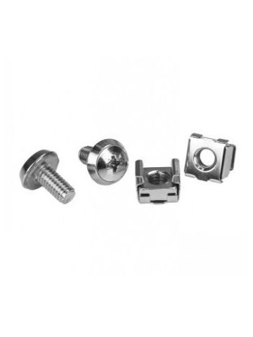 StarTech.com M6 Rack Screws and M6 Cage Nuts - 20 Pack