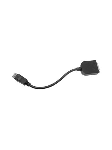 Siig CB-DP0072-S1 video cable adapter 0.24 m 20-Pin DisplayPort M 24-pin DVI-D F Black