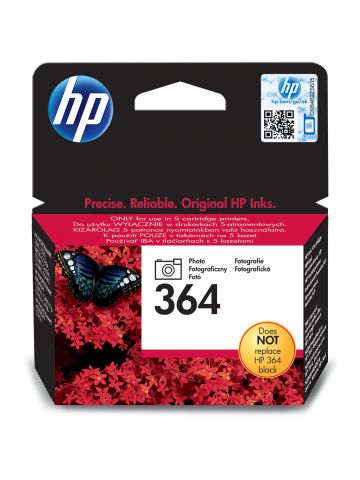 HP CB317EE/364 Ink cartridge foto black, 130 pages ISO/IEC 24711 130 Photos 3ml for HP PhotoSmart C 309/D 5460/7510