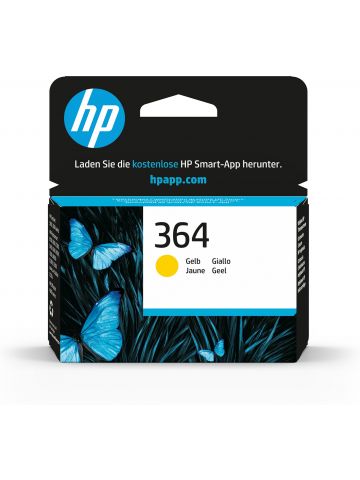 HP CB320EE/364 Ink cartridge yellow, 300 pages ISO/IEC 24711 3.5ml for HP PhotoSmart B 110/C 309/D 5460/Plus/Premium