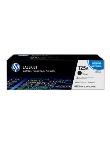 HP CB540AD/125A Toner cartridge black twin pack, 2x2.2K pages/5% Pack=2 for HP CLJ CP 1210