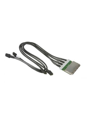 Supermicro 4-PORT EXT IPASS TO INT IPASS 0.85 m Black, Grey