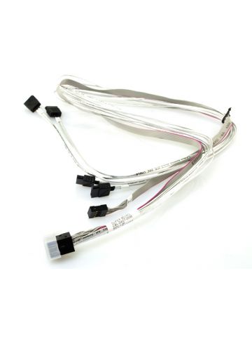 Supermicro CBL-SAST-0556 Serial Attached SCSI (SAS) cable Black, White