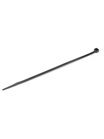 StarTech.com 8"(20cm) Cable Ties - 1/8"(4mm) wide, 2-1/8"(55mm) Bundle Diameter, 50lb(22kg) Tensile Strength, Nylon Self Locking Zip Ties w/ Curved Tip - 94V-2/UL Listed, 1000 Pack - Black