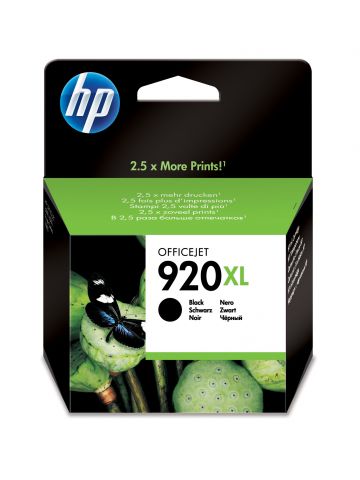 HP CD975AE/920XL Ink cartridge black high-capacity, 1.2K pages ISO/IEC 24711 49ml for HP OfficeJet 6000