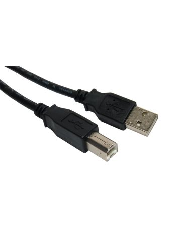 Cables Direct 3m USB 2.0 USB cable USB A USB B Black