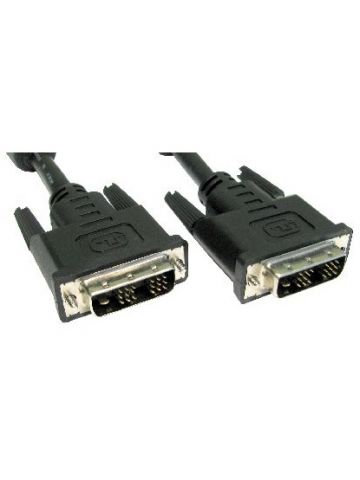 Cables Direct 2m DVI-D m/m DVI cable Black