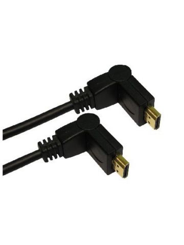 Cables Direct Swivel HDMI High Speed w/ Ethernet, 1.8m HDMI cable HDMI Type A (Standard) Black