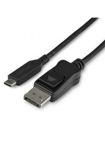 StarTech.com 3.3ft/1m USB C to DisplayPort 1.4 Cable - 8K/5K/4K USB Type-C to DP 1.4 Alt Mode Video Adapter Converter - HBR3/HDR/DSC - 8K 60Hz DP Monitor Cable - USB-C/Thunderbolt 3