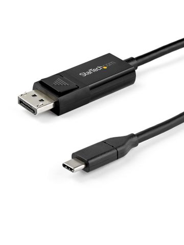 StarTech.com 6ft (2m) USB C to DisplayPort 1.4 Cable 8K 60Hz/4K - Bidirectional DP to USB-C or USB-C to DP Reversible Video Adapter Cable -HBR3/HDR/DSC - USB Type C/TB3 Monitor Cable (CDP2DP142MBD)