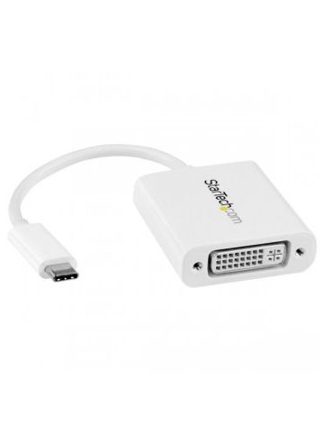 StarTech.com USB-C to DVI Adapter - White