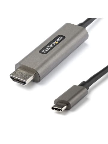 StarTech.com 3ft (1m) USB C to HDMI Cable 4K 60Hz w/ HDR10 - Ultra HD USB Type-C to 4K HDMI 2.0b Video Adapter Cable - USB-C to HDMI HDR Monitor/Display Converter - DP 1.4 Alt Mode HBR3