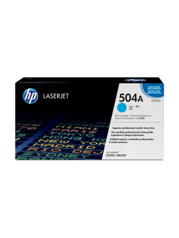 HP CE251A/504A Toner cartridge cyan, 7K pages ISO/IEC 19798 for HP CLJ CP 3525