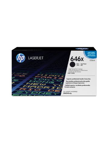 HP CE264X/646X Toner cartridge black, 17K pages/5% for HP CLJ CM 4540