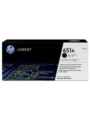 HP CE340A/651A Toner cartridge black, 13.5K pages ISO/IEC 19798 for HP LaserJet 700 M775