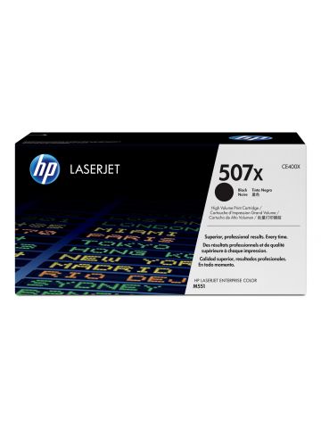 HP CE400X/507X Toner cartridge black high-capacity, 11K pages ISO/IEC 19798 for HP LaserJet EP 500
