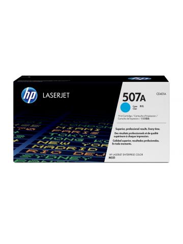 HP CE401A/507A Toner cartridge cyan, 6K pages ISO/IEC 19798 for HP LaserJet EP 500