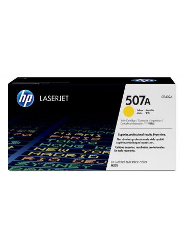 HP CE402A/507A Toner cartridge yellow, 6K pages ISO/IEC 19798 for HP LaserJet EP 500