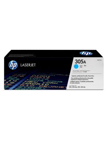 HP CE411A/305A Toner cartridge cyan, 2.6K pages ISO/IEC 19798 for HP LaserJet M 375