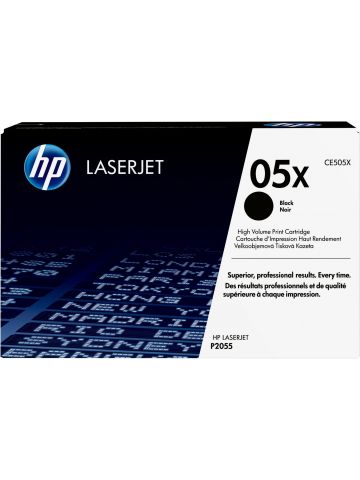 HP CE505X 05X Black High Yield Toner Cartridge