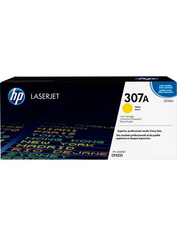 HP CE742A/307A Toner cartridge yellow, 7.3K pages ISO/IEC 19798 for HP CLJ CP 5220