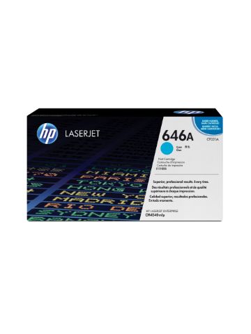 HP CF031A/646A Toner cartridge cyan, 12.5K pages/5% for HP CLJ CM 4540