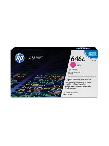 HP CF033A/646A Toner cartridge magenta, 12.5K pages/5% for HP CLJ CM 4540