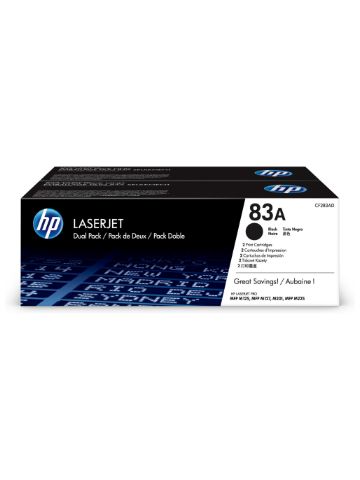 HP CF283AD/83A Toner cartridge twin pack, 2x1.5K pages/5% Pack=2 for HP LaserJet M 225/Pro M 125