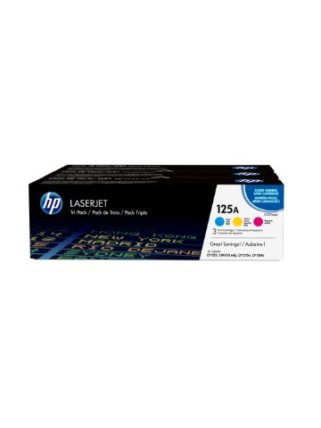 HP CF373AM/125A Toner cartridge MultiPack C,M,Y, 3x1.4K pages ISO/IEC 19798 Pack=3 for HP CLJ CP 121