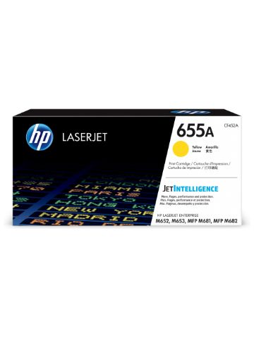 HP CF452A/655A Toner cartridge yellow, 10.5K pages ISO/IEC 19752 for HP LaserJet M 652/681