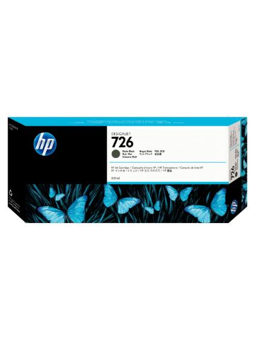 HP CH575A/726 Ink cartridge black matt 300ml for HP DesignJet T 1200/1300