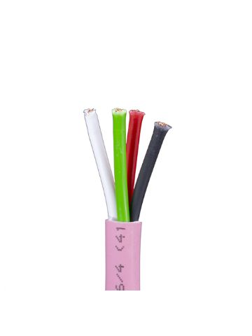 Cablenet 4 Core 1.5mm (41x0.2mm) Pro Grade LSOH CPR Eca Speaker Cable Pink 200m