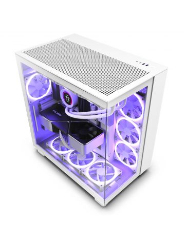 NZXT H9 All white Midi Tower